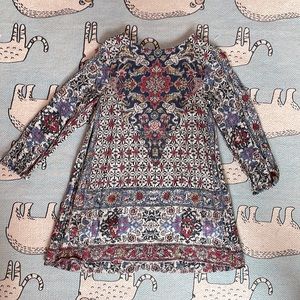 Zara girls full sleeve dress, size 5, like new